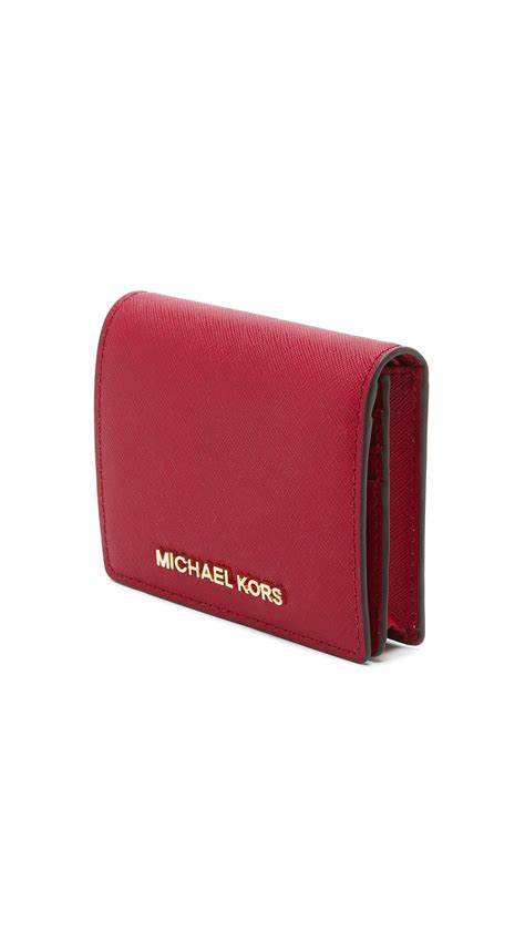 michael kors purse and wallet|Michael Kors dark cherry wallet.